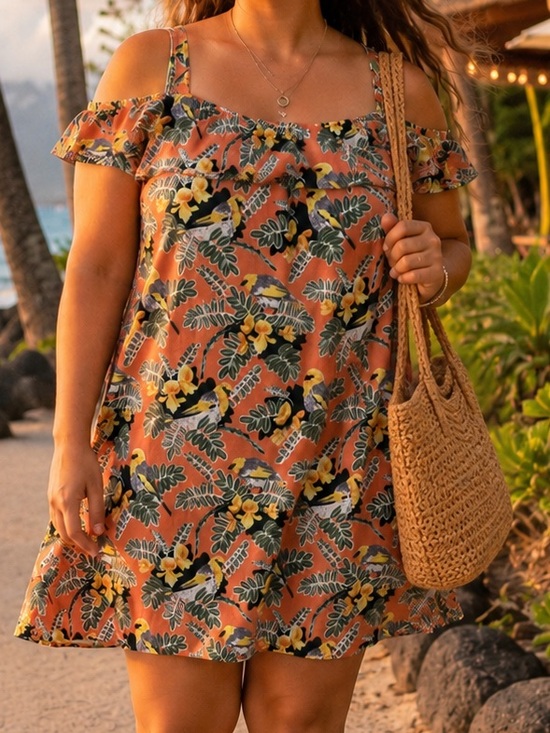 Patagonia Dresses & Skirts - Patagonia Pataloha XL Bold Tropical Beach Summer Organic Soft Cotton Dress